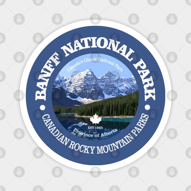 Banff National Park (rd) Magnet by grayrider